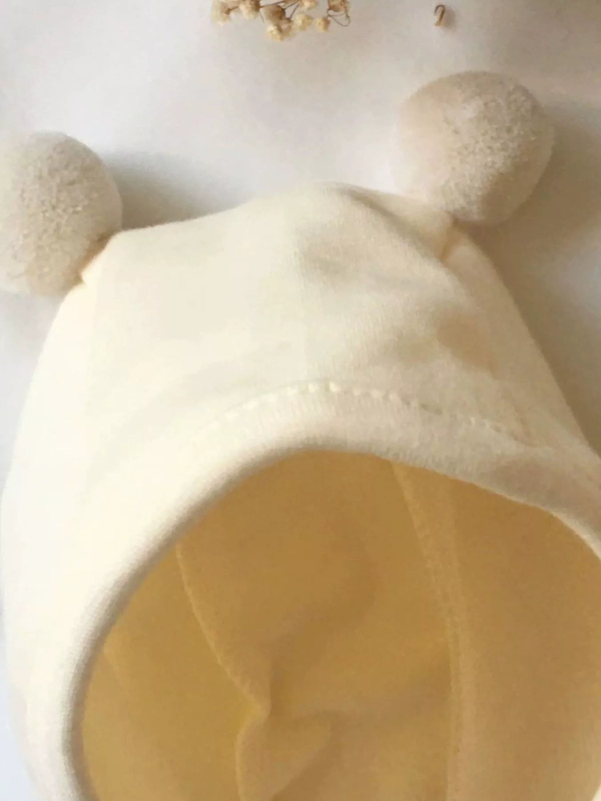 Children's Bear Pom-Pom Hat