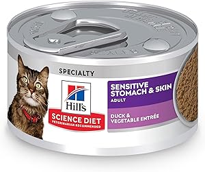 Hill’s Science Diet Adult Sensitive Stomach & Skin – Pato y Verduras (2.9oz)