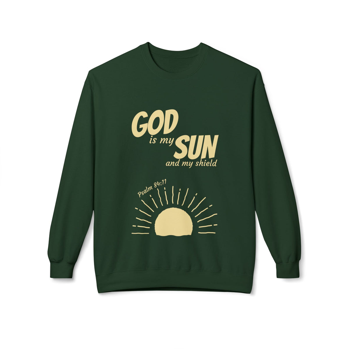 God is my Sun Crewneck Sweatshirt