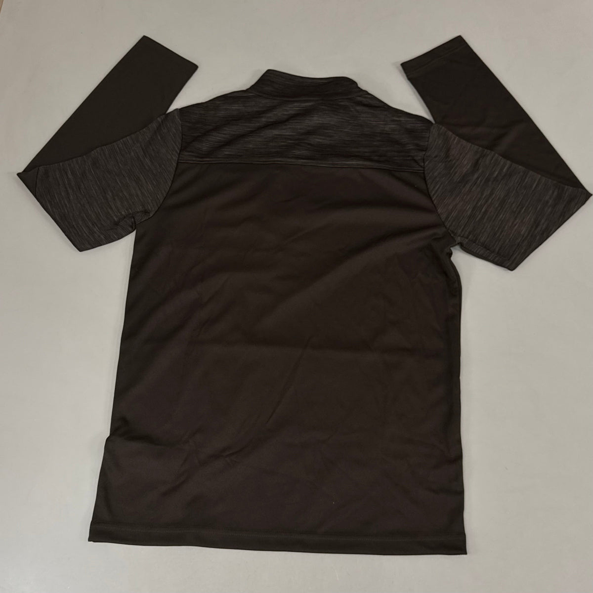 Camiseta NFL Cleveland Browns con cremallera de un cuarto, manga larga, talla M, marrón, 1802969