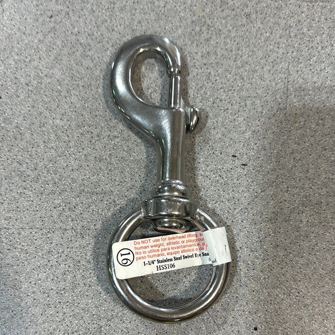 1-1/4" Stainless Steel Swivel Eye (