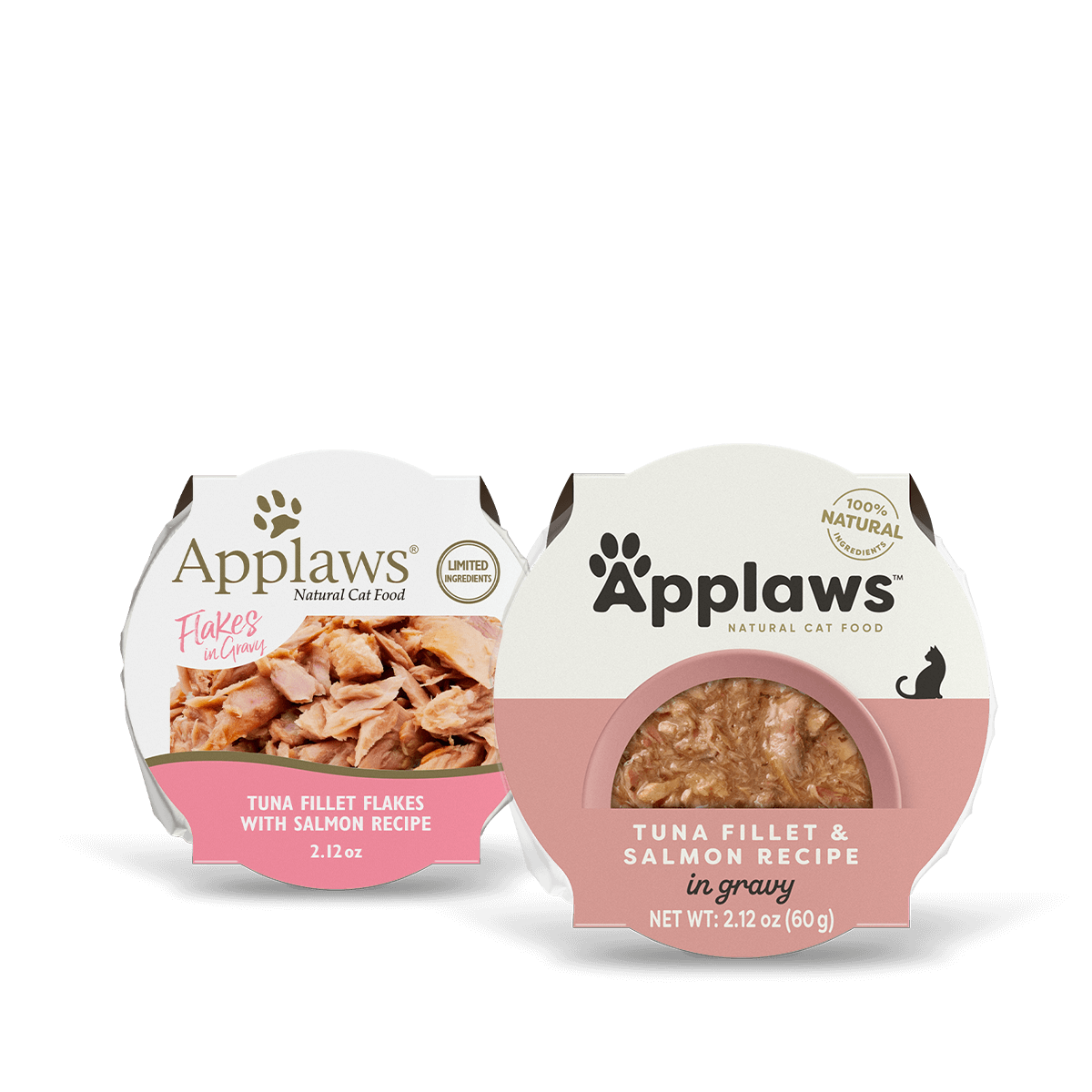 Applaws Lomos de Atún y Salmón en Salsa Tarrina (60g)
