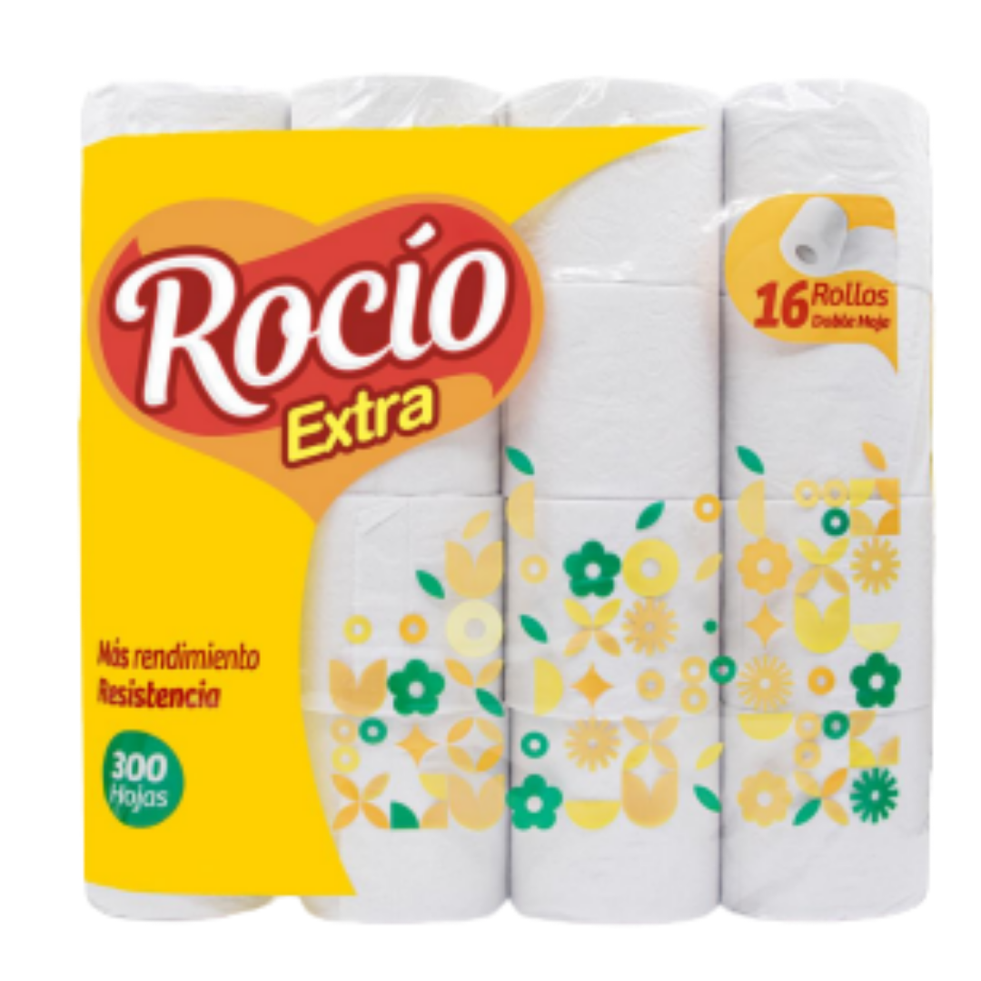 Papel Higiénico Rocío Extra 16 Rollos
