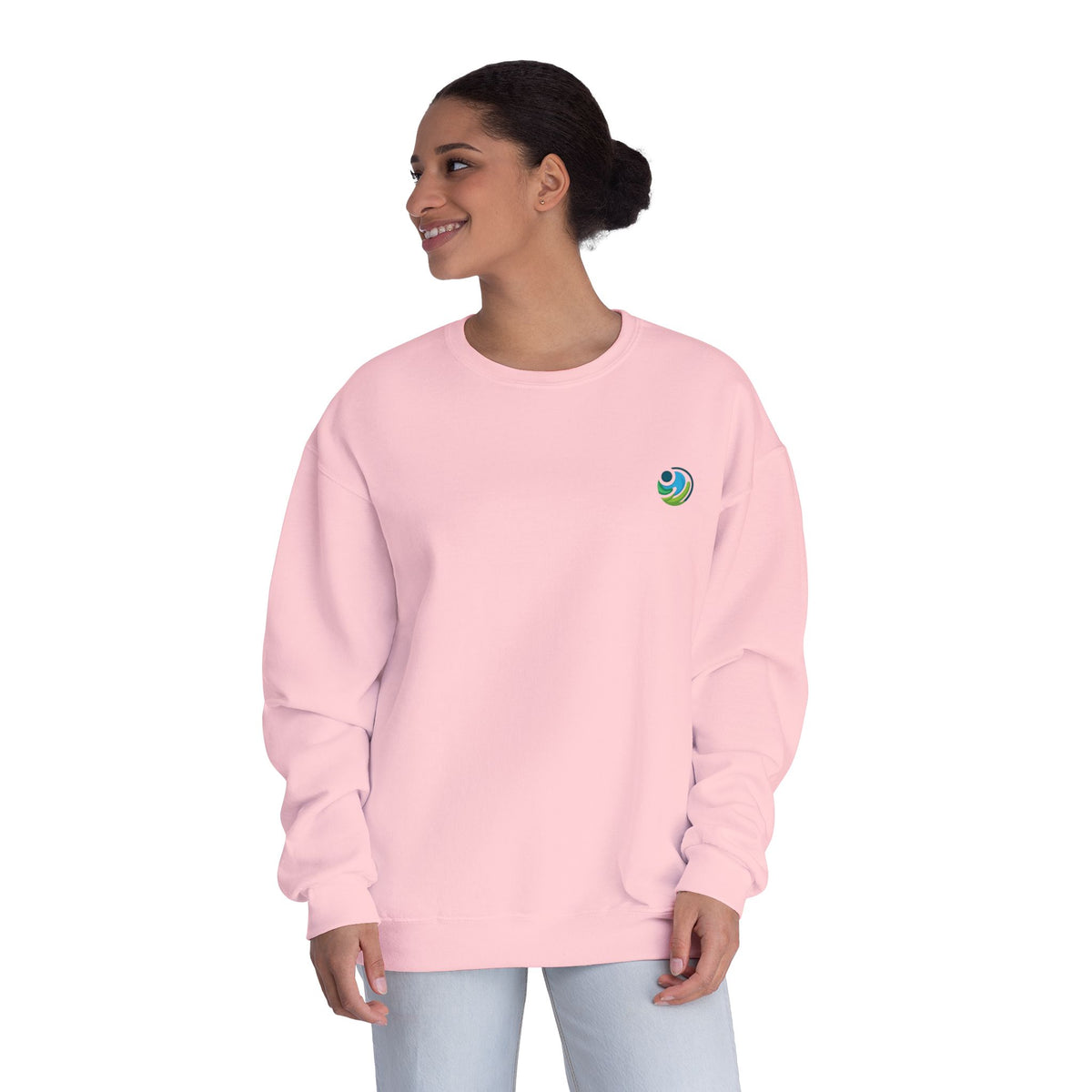 Sudadera con cuello redondo — "Con amor eterno te he amado"
