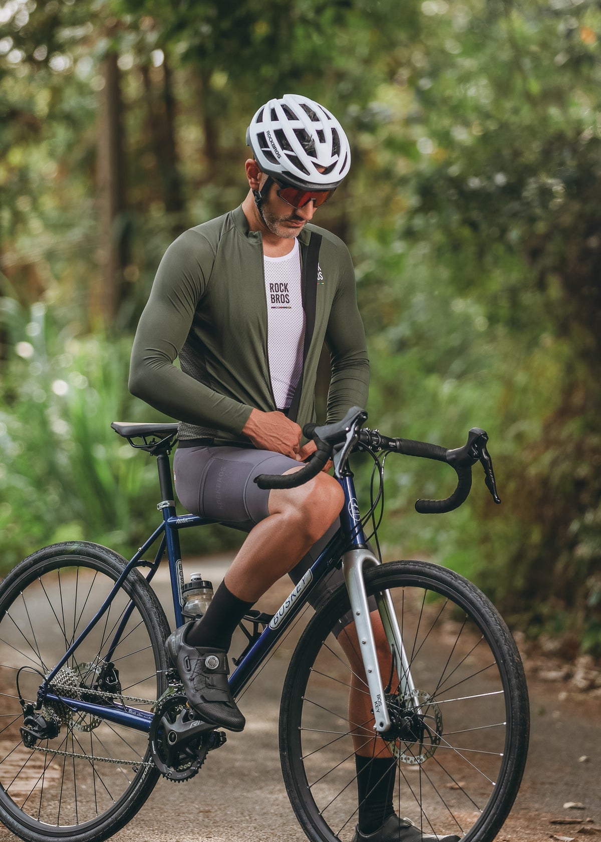 Maillot ciclista de manga larga ROCKBROS Road-to-Sky para hombre