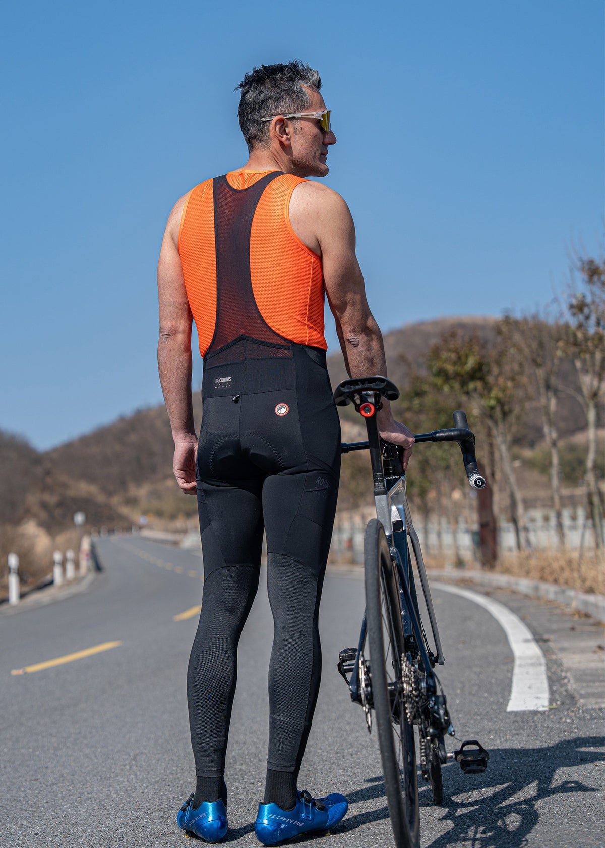 Pantalones con tirantes ROCKBROS Road-to-Sky para hombre