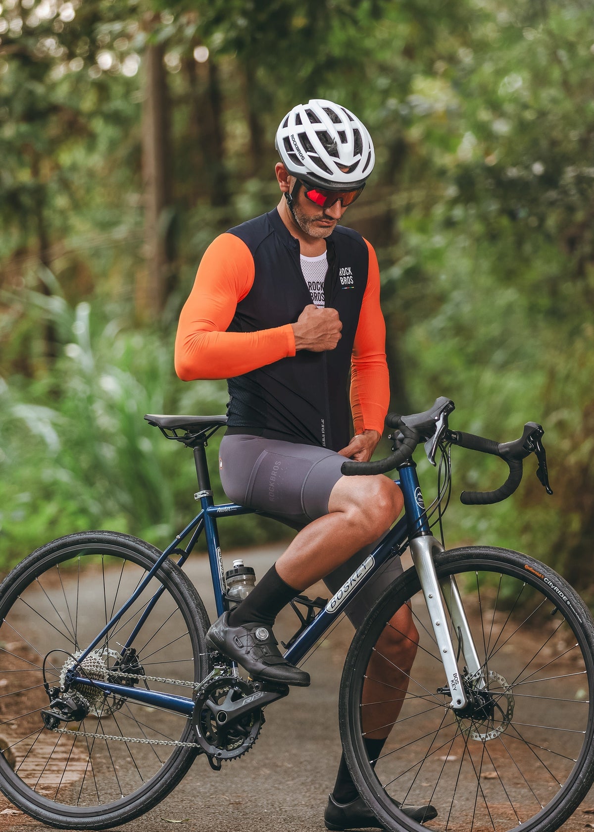 Maillot ciclista de manga larga ROCKBROS Road-to-Sky para hombre