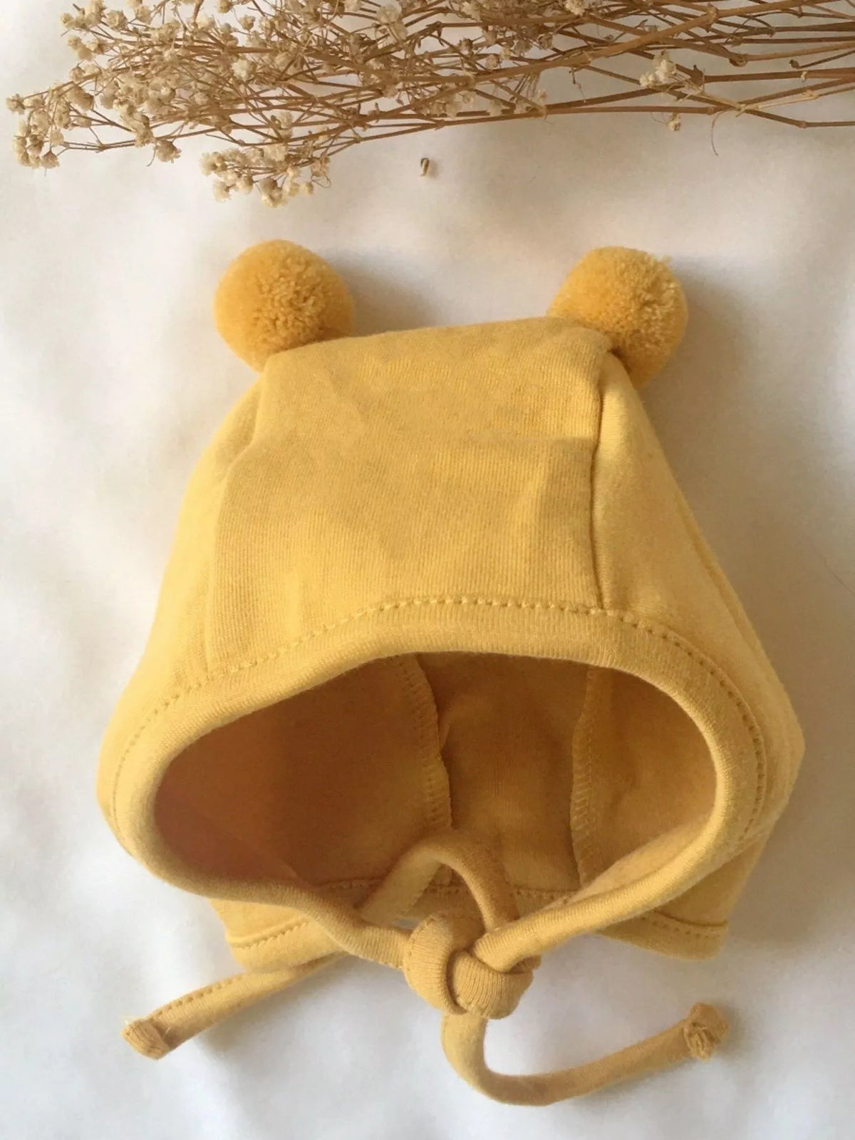 Children's Bear Pom-Pom Hat