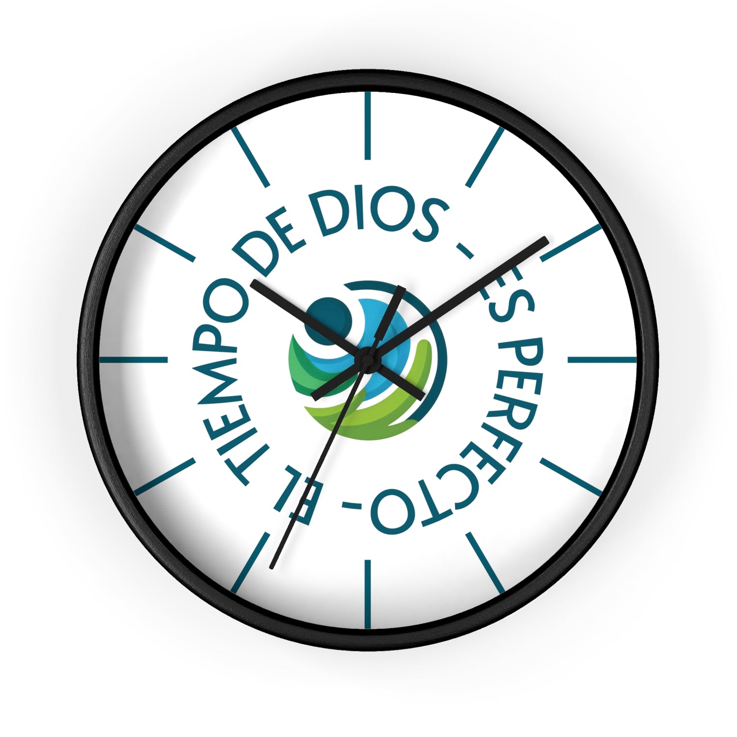 Wall Clock — "El Tiempo de Dios es Perfecto"