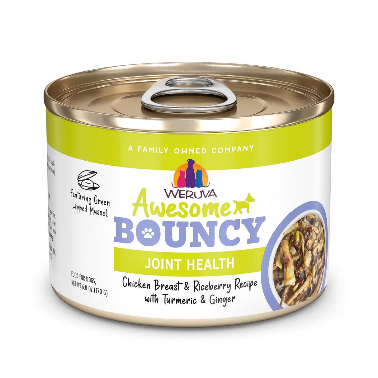 Weruva "Awesome Bouncy" Alimento Húmedo para Perros con Pollo y Arroz Silvestre