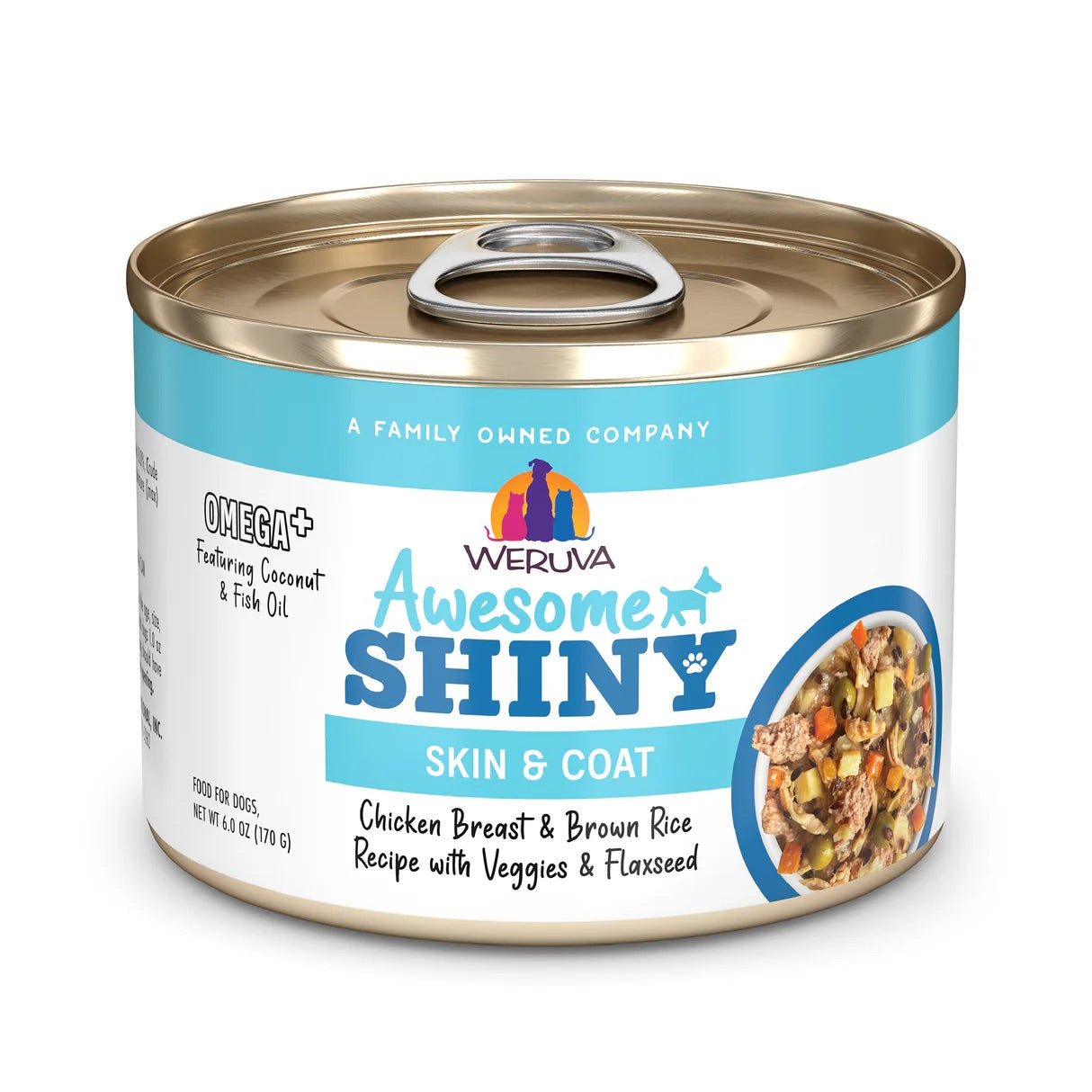 Alimento Húmedo para Perros Weruva "Awesome Shiny" con Pollo y Verduras