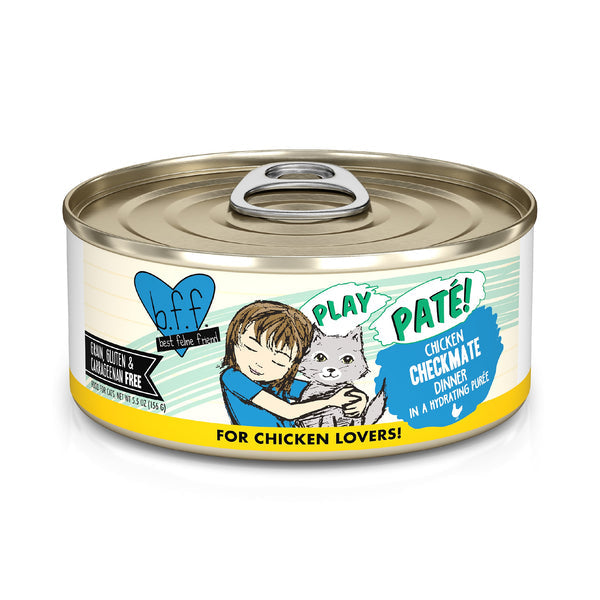 Comida húmeda para gatos BFF Play Paté Adult Checkmate Chicken (155 g)