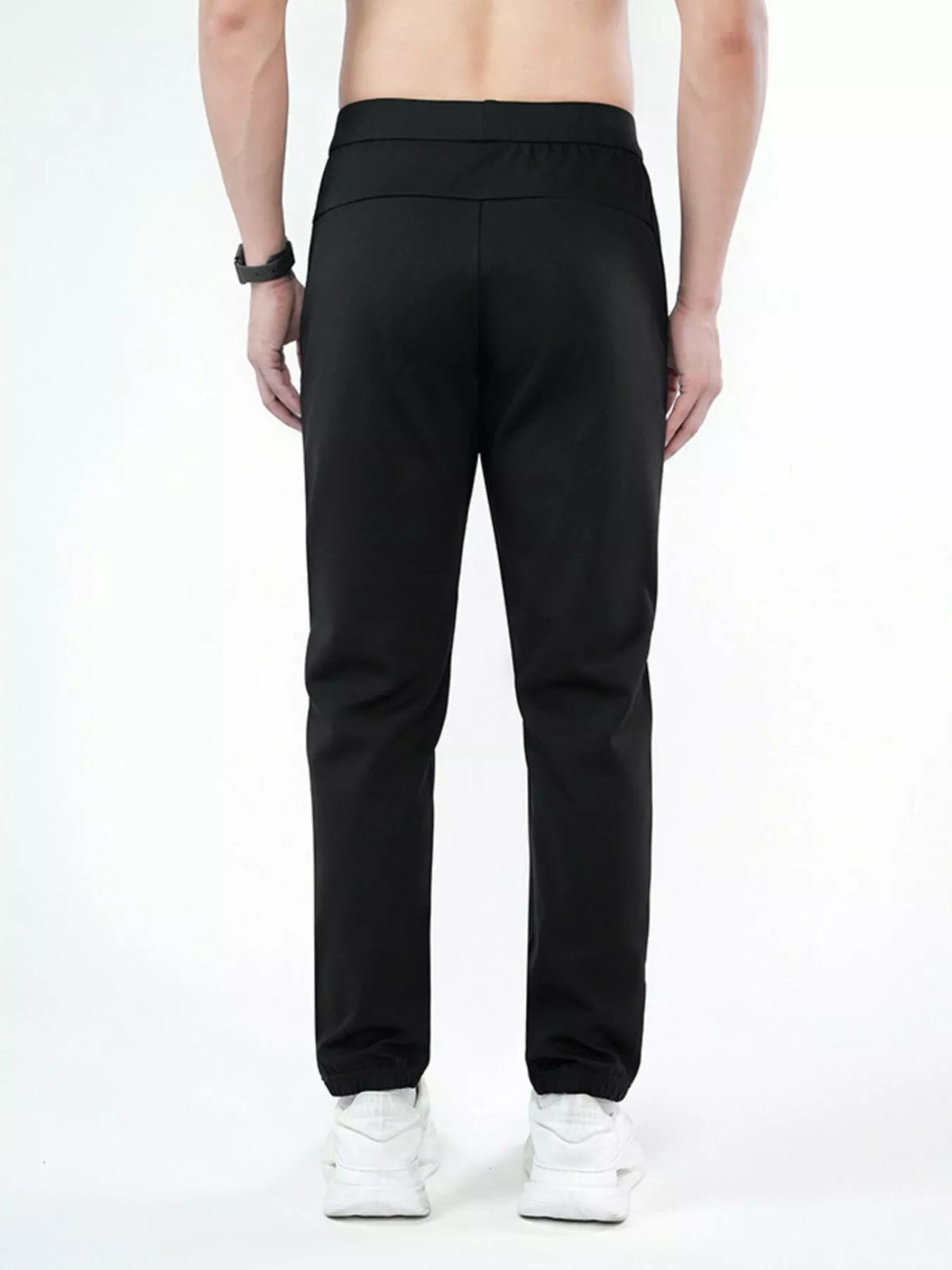 Pantalones elásticos ajustados de talla grande para hombre