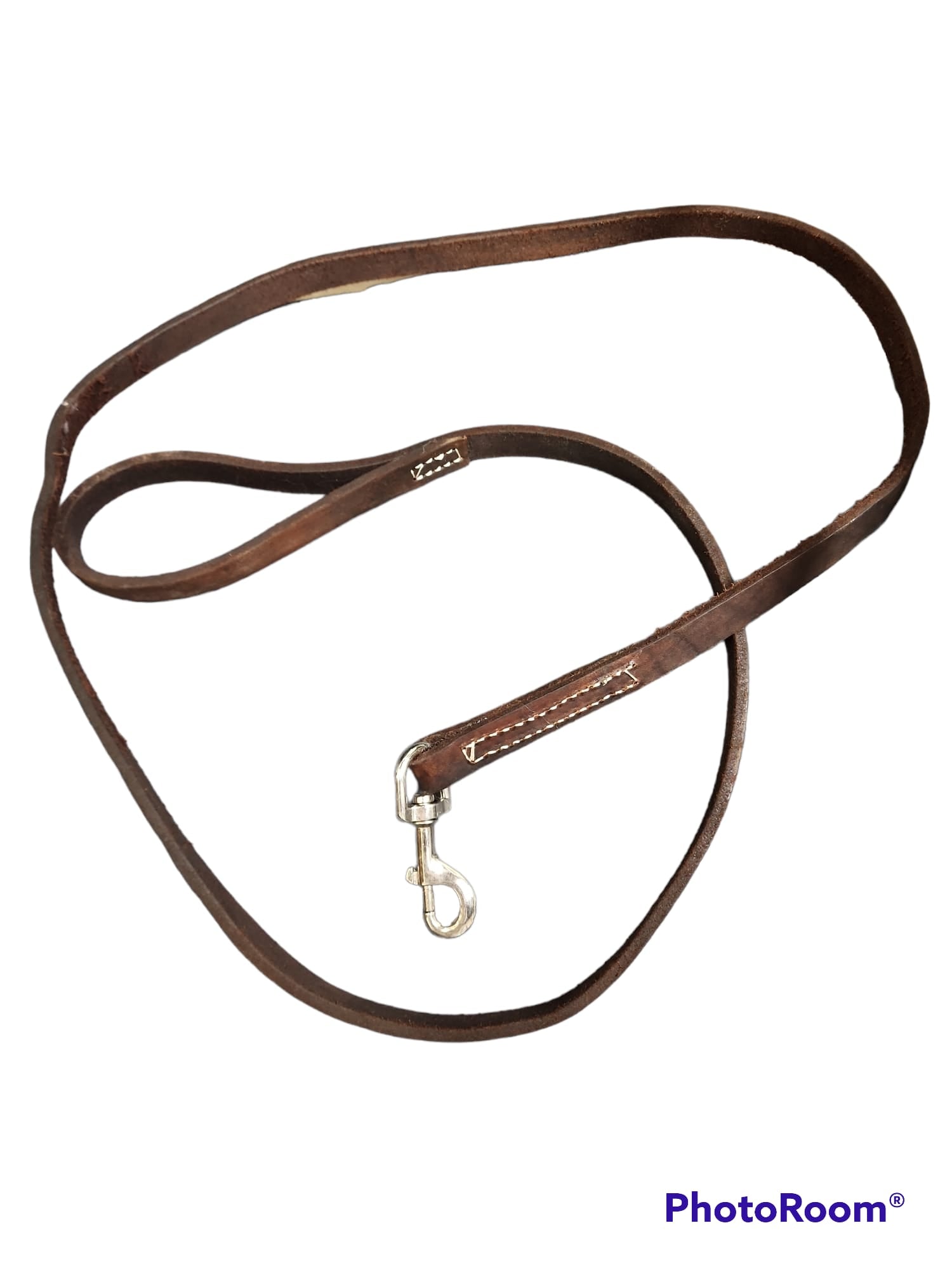 Traílla de cuero de 6" para perros – Aceite ligero