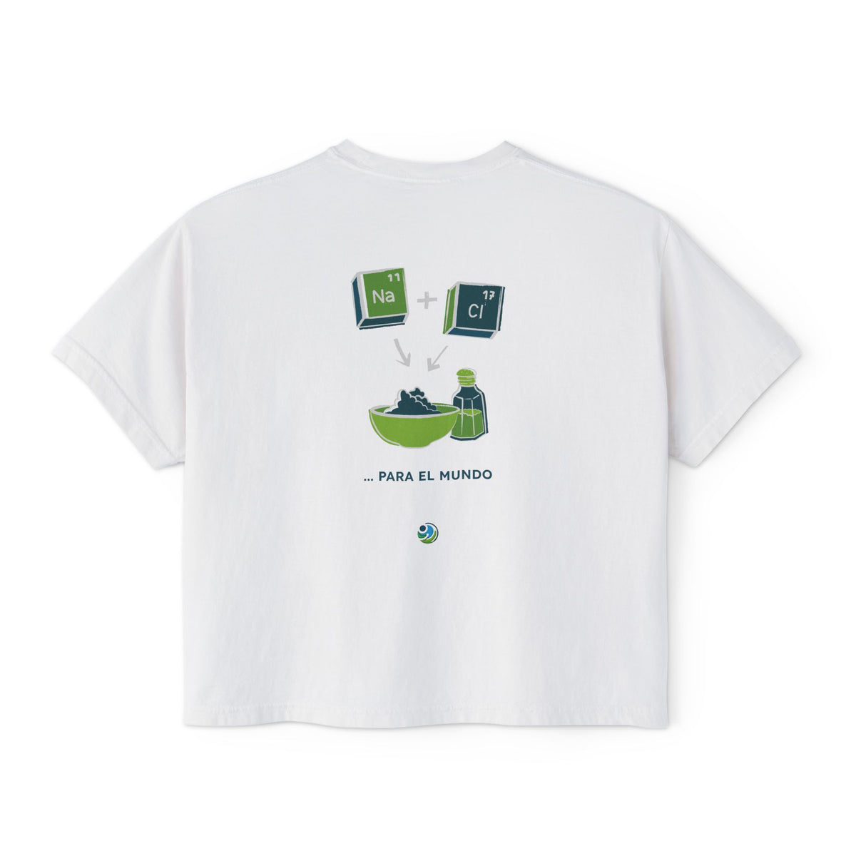 Women's Boxy Tee - 'Sé Luz y Sal'