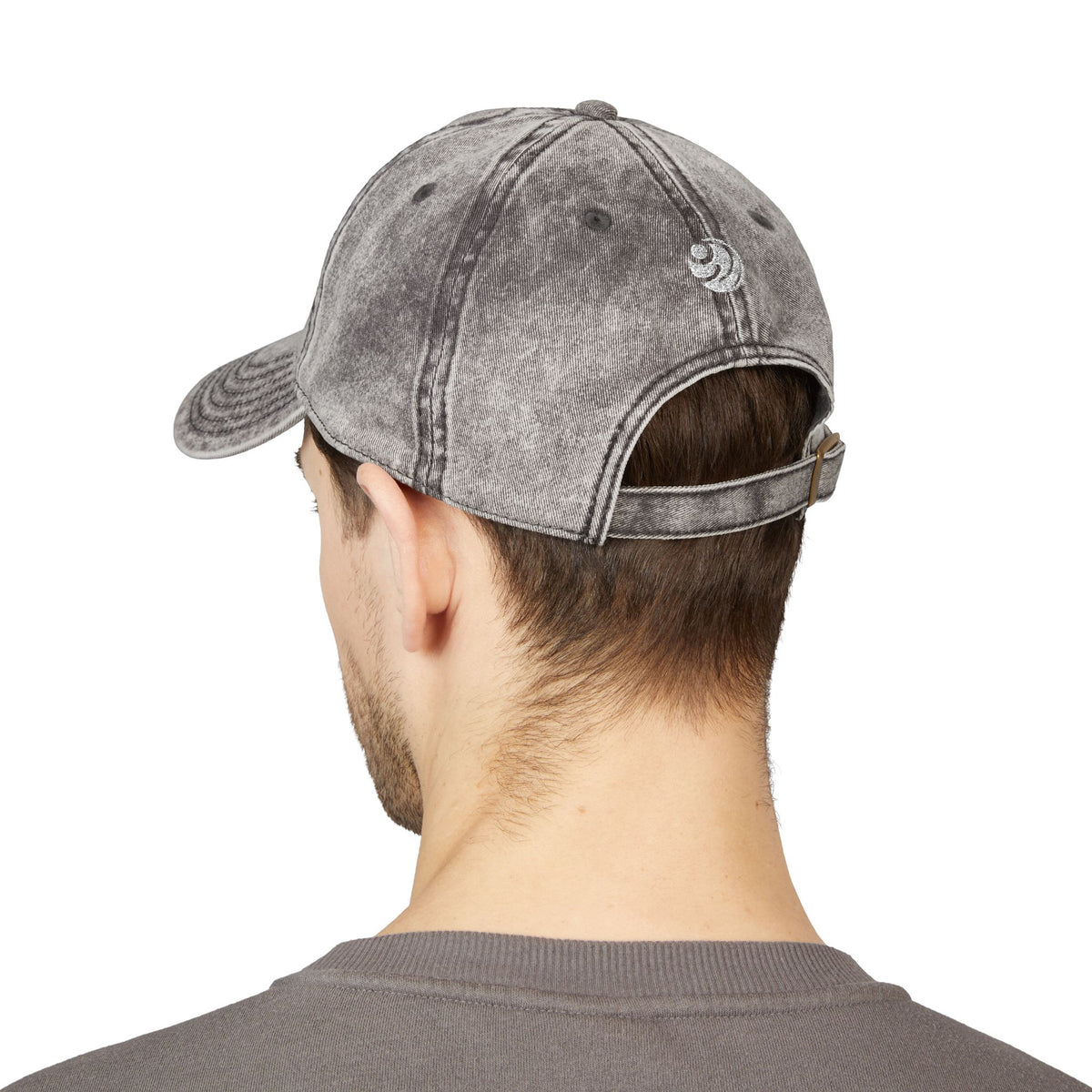 Embroidered Cross Vintage Cap
