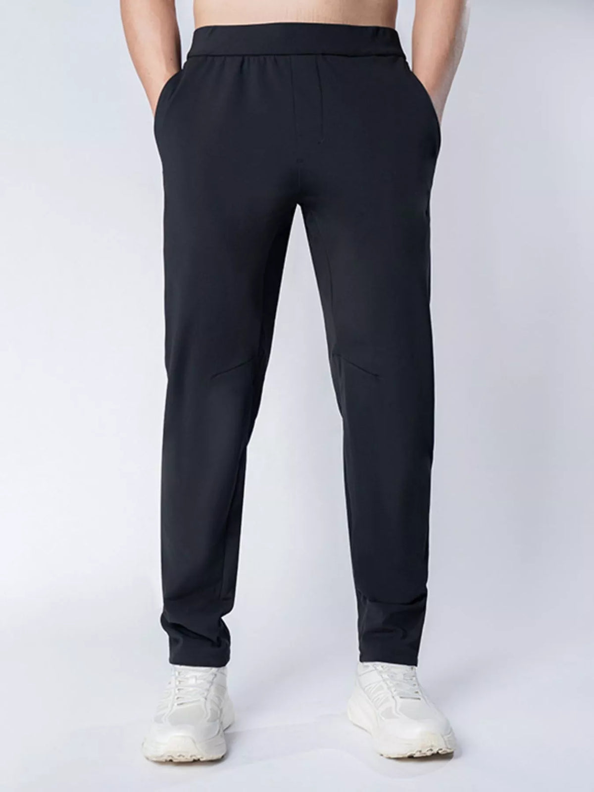 Pantalones elásticos ligeros de tallas grandes para hombre