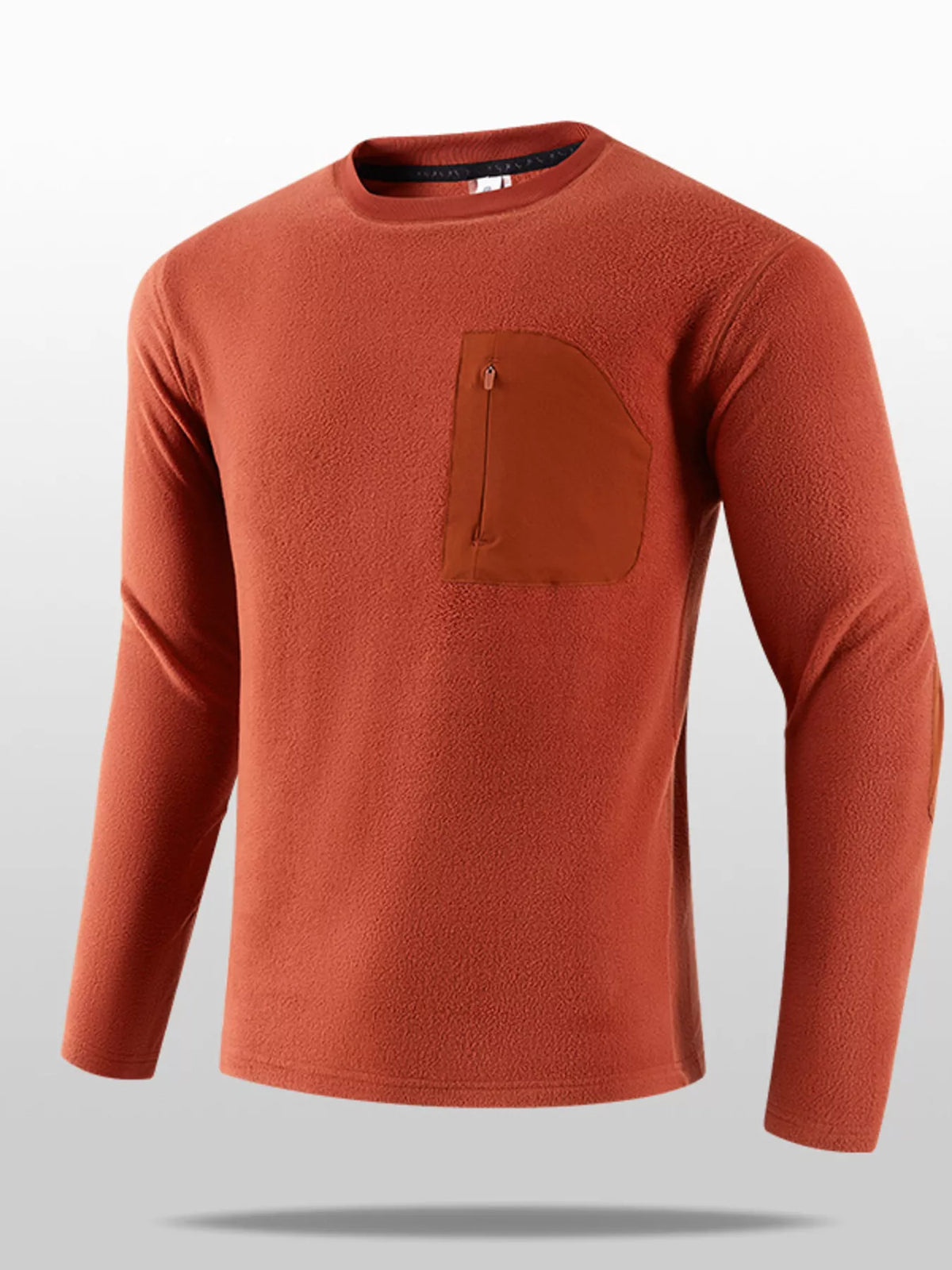 Men's Plus Size Long Sleeve Pocket T-Shirt