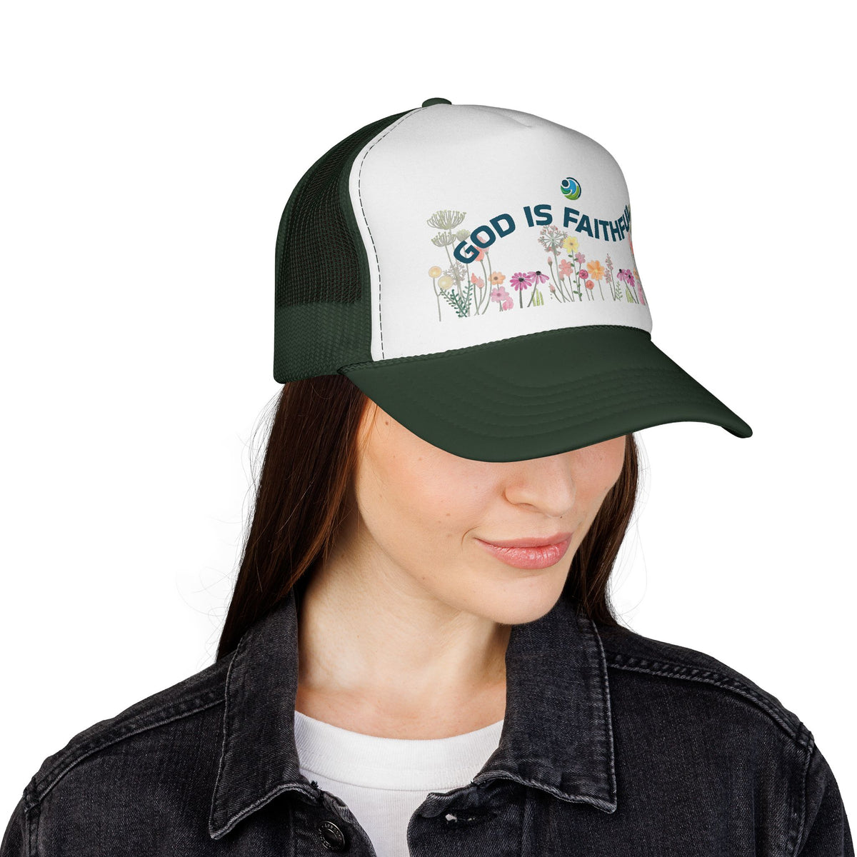 Trucker Cap - "God is Faithful"