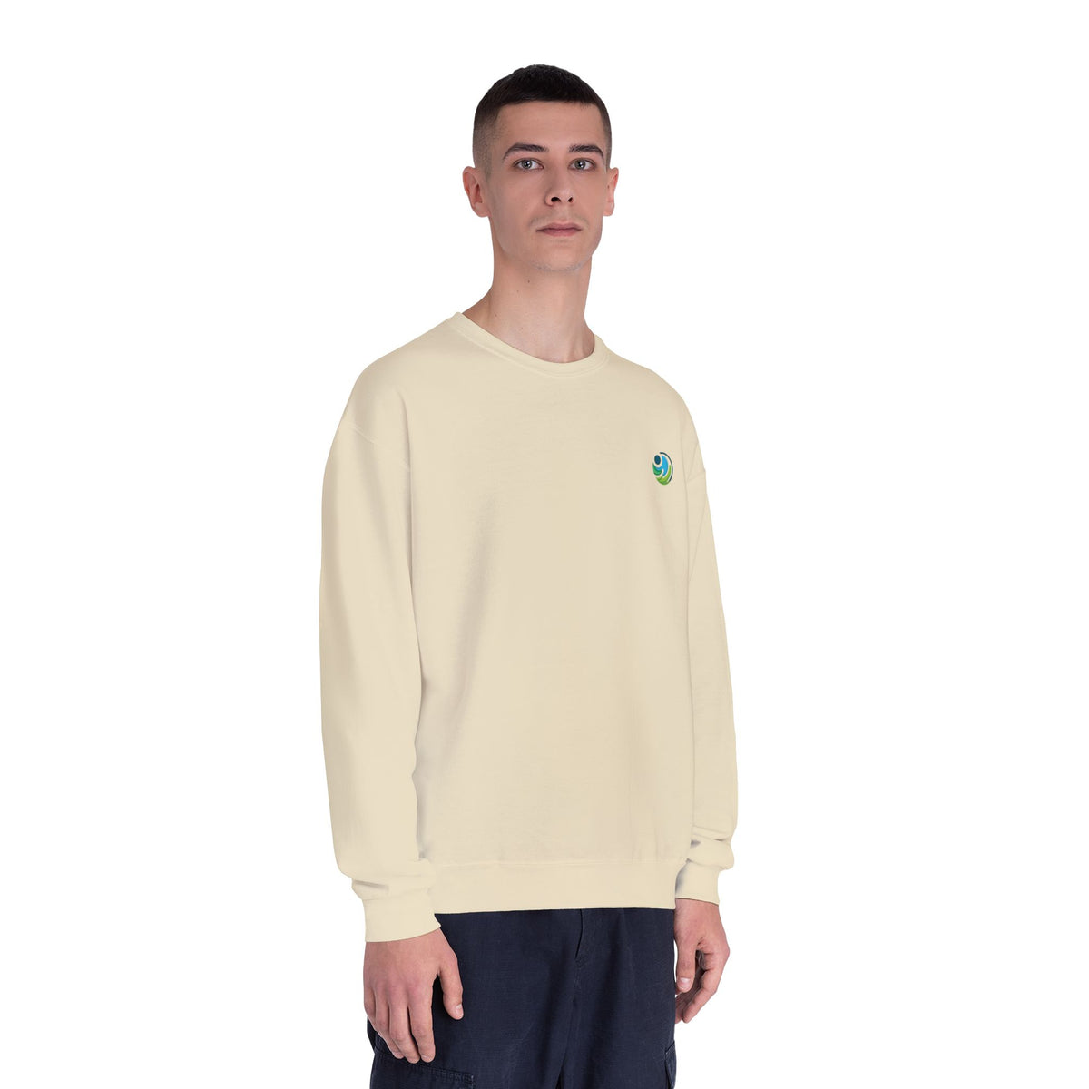 Sudadera con cuello redondo — "Con amor eterno te he amado"