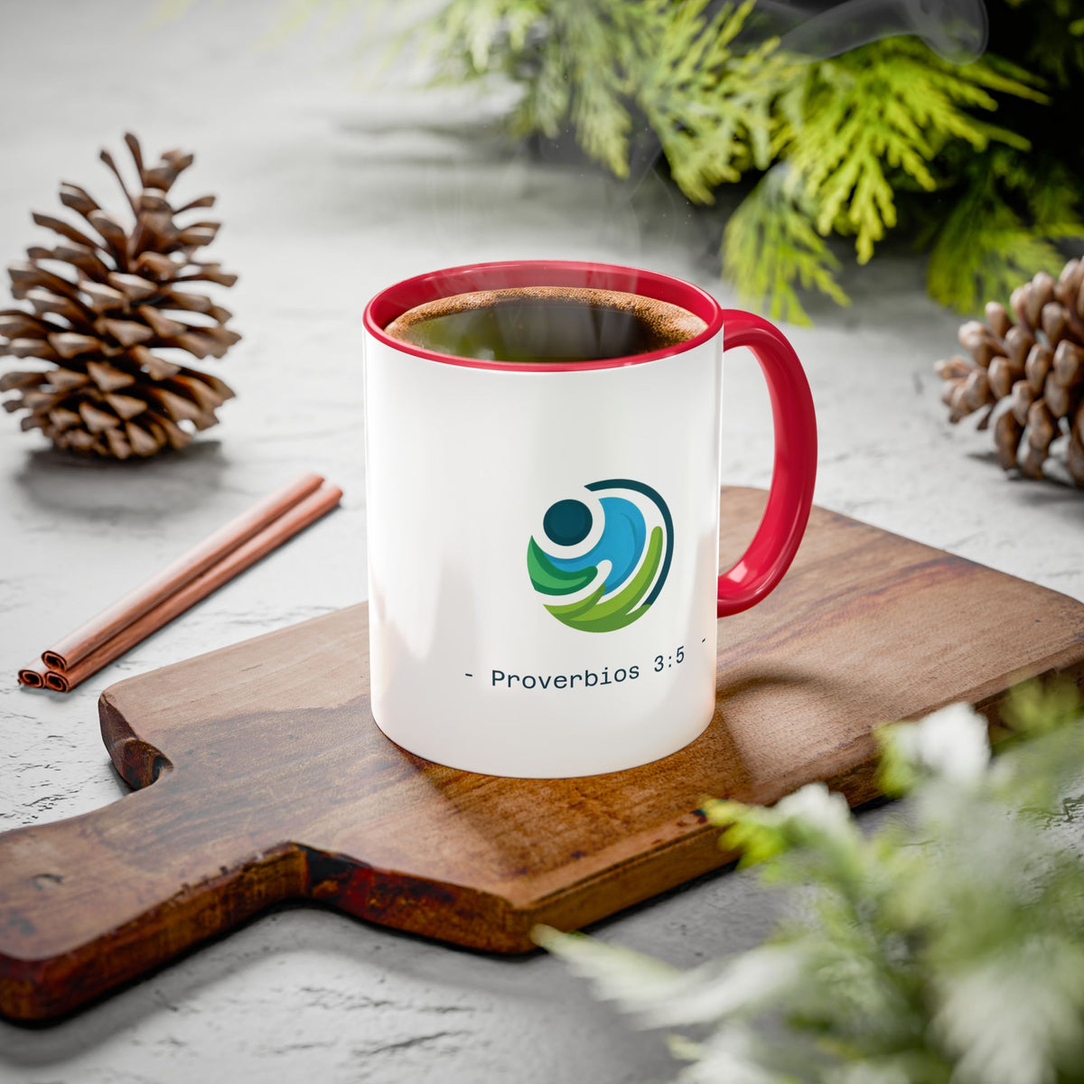 Taza de café Proverbios inspiradores (11 oz/15 oz) — Proverbios 3:5