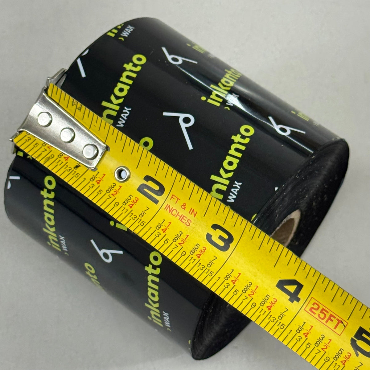 INKANTO (12 Pack) Black Inside Ink Rolls For Printers 2.99"x2001'  Black T43454IO