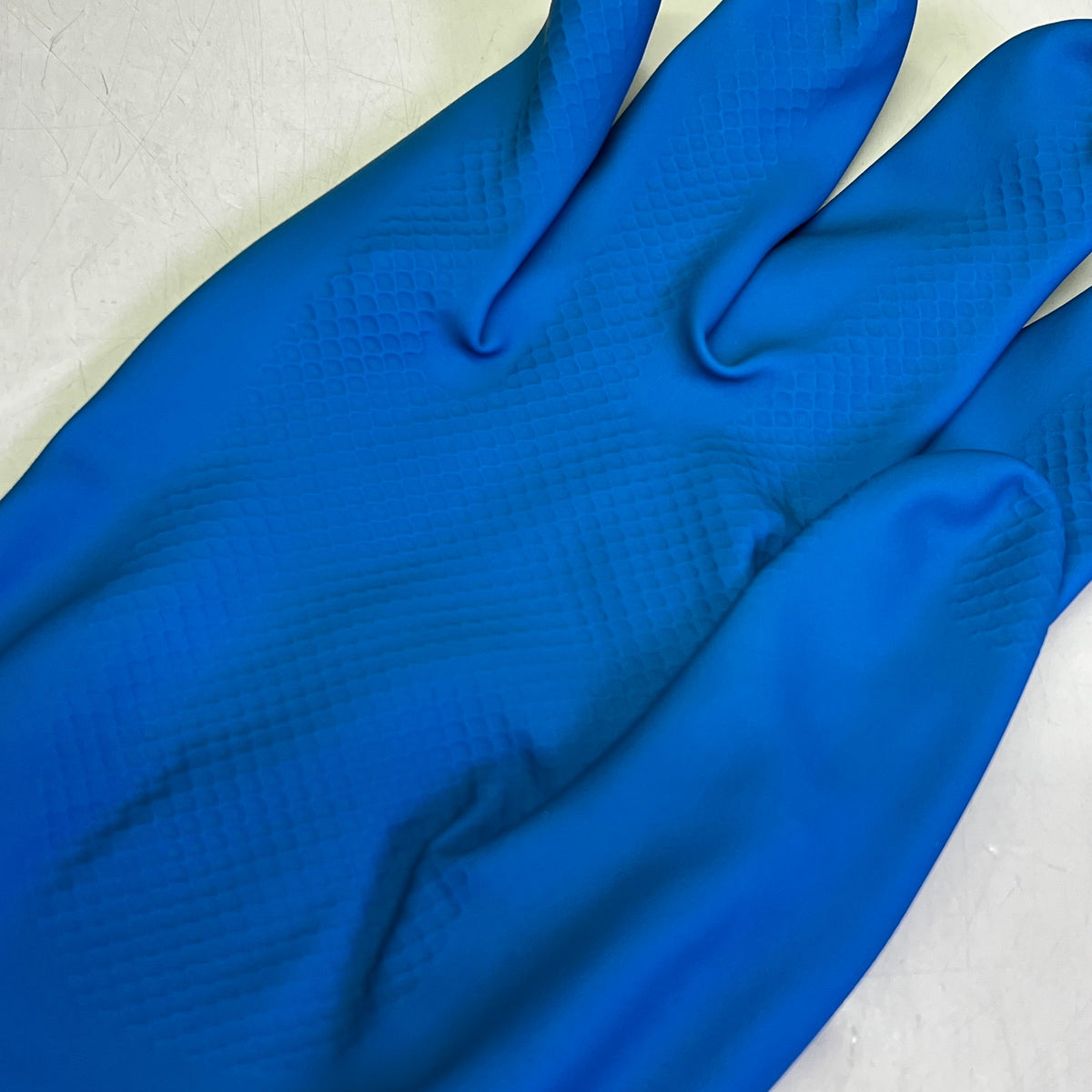 ANSELL (12 PACK) AlphaTec Natural Rubber Latex Unlined Gloves Sz 8 Blue 88-356