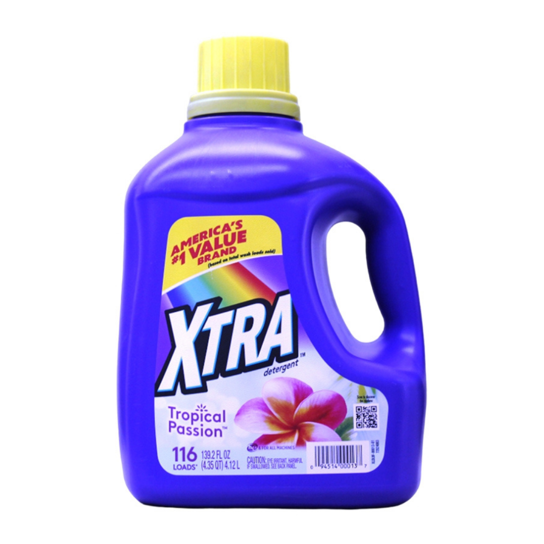 Detergente líquido para ropa XTRA Tropical Passion (139.2 oz)