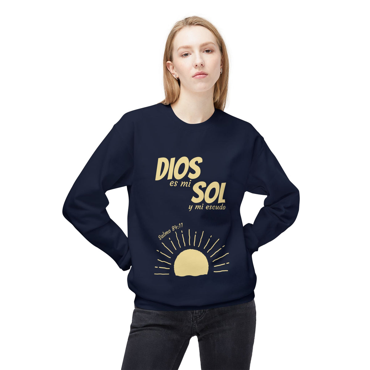 Dios Es Mi Sol Crewneck Sweatshirt