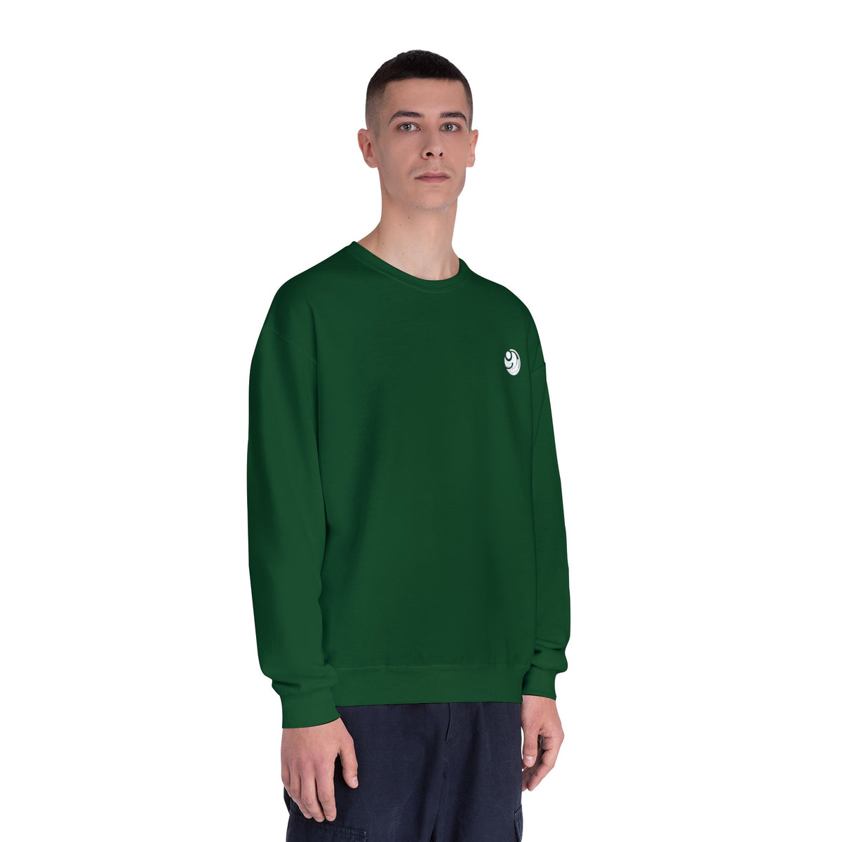 Sudadera con cuello redondo — "Con amor eterno te he amado"