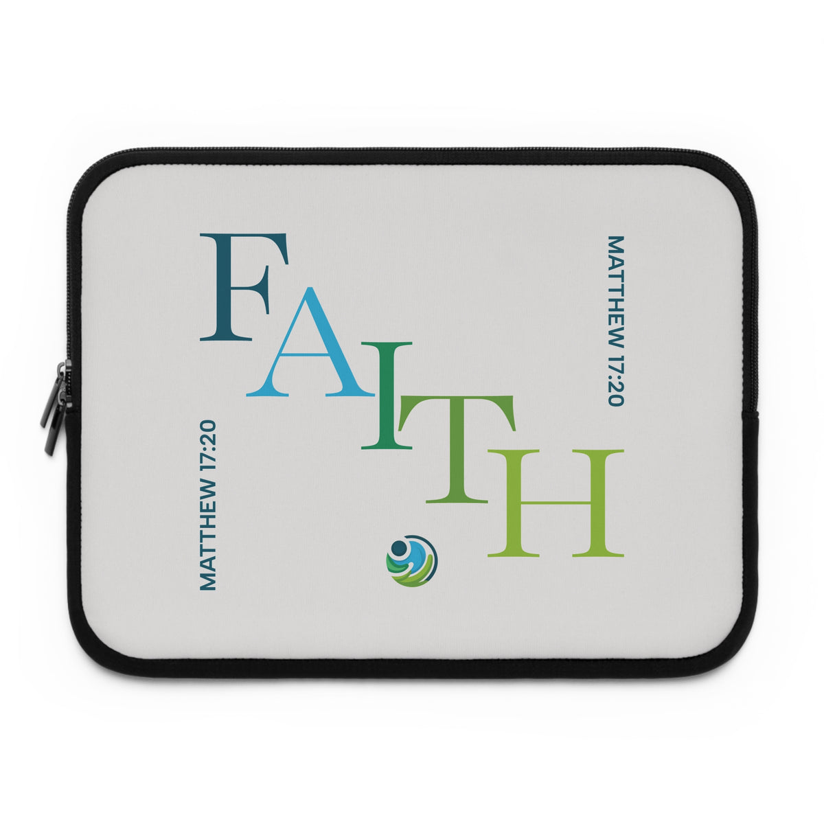 Faith Laptop Sleeve — MATTHEW 17:20