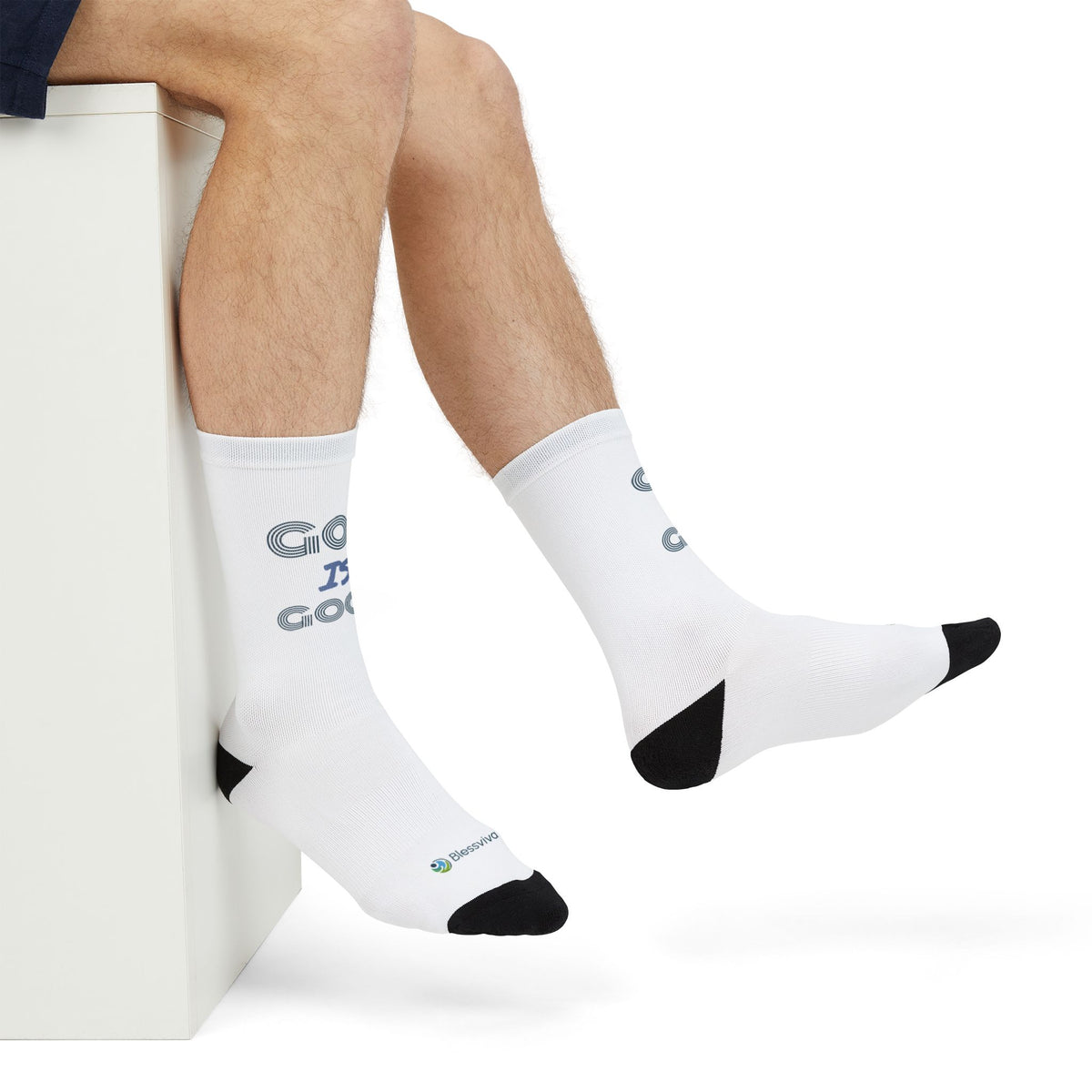 God Is Good Crew Socks