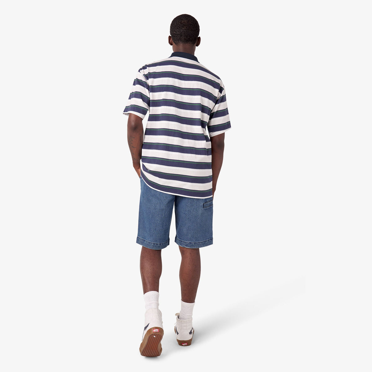 Polo de manga corta Dickies Skateboarding Guy Mariano - Guy Mariano Stripe