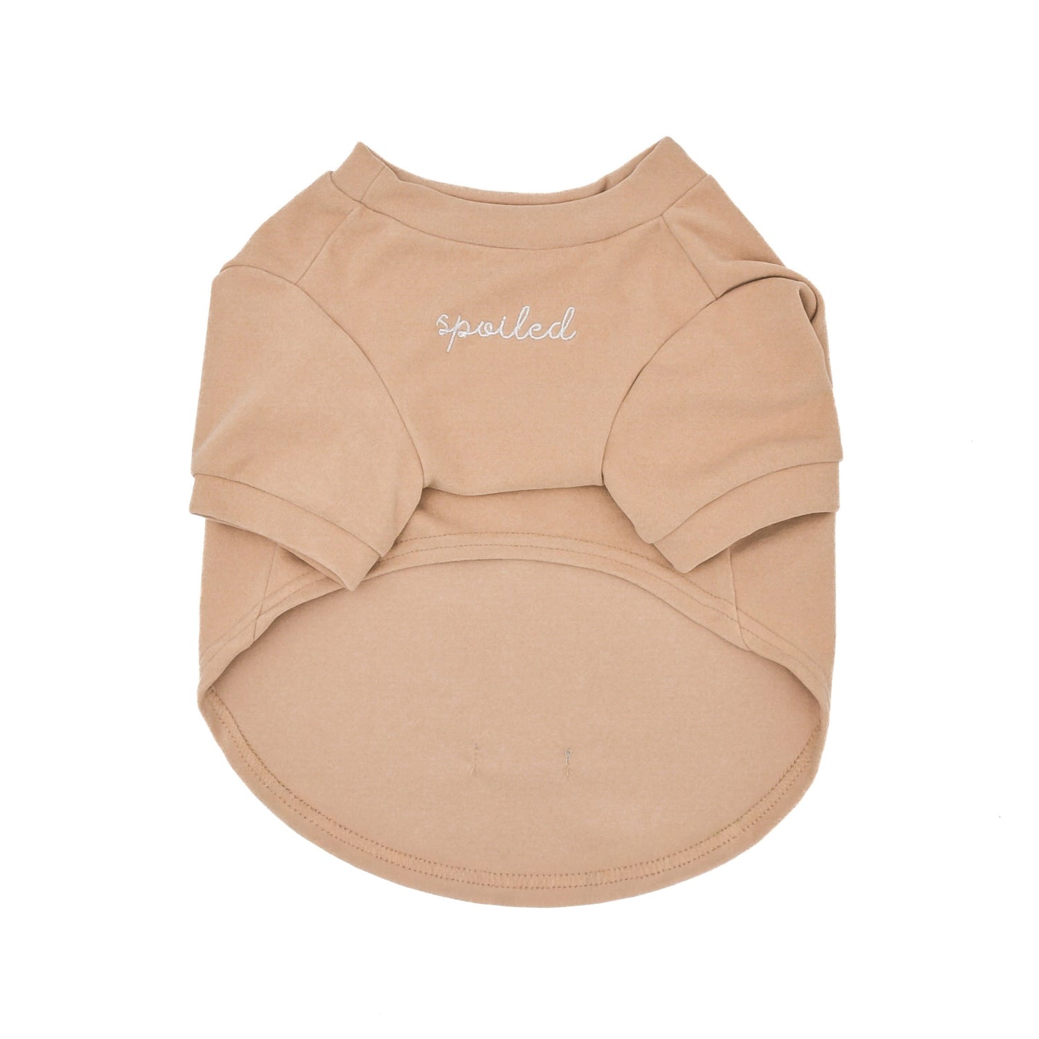Spoiled Mock Neck Shirt - Latte