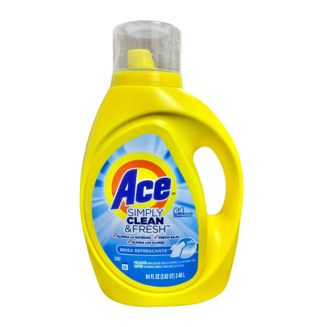 Ace Liquid Laundry Detergent Simply Brisa Refrescante (84 oz)