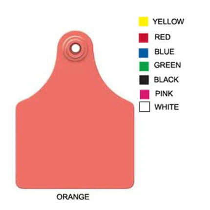Juego de identificadores Allflex Global Grande Hembra y Pequeño Macho – Rojo (En blanco)