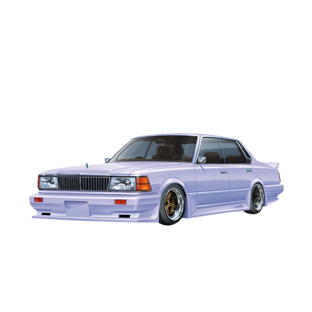 Aoshima: 1/24 Nissan Cedric 4DR HT Brougham (430) 1981 Scale Model Kit 