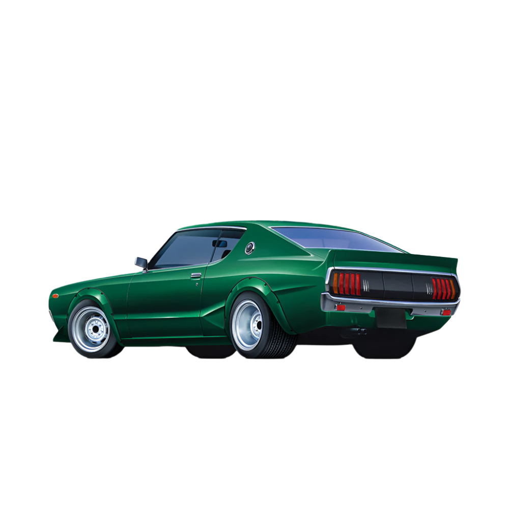 Aoshima: 1/24 Grachan Kenmary Skyline HT 2000GT-R (Nissan) Scale Model Kit 