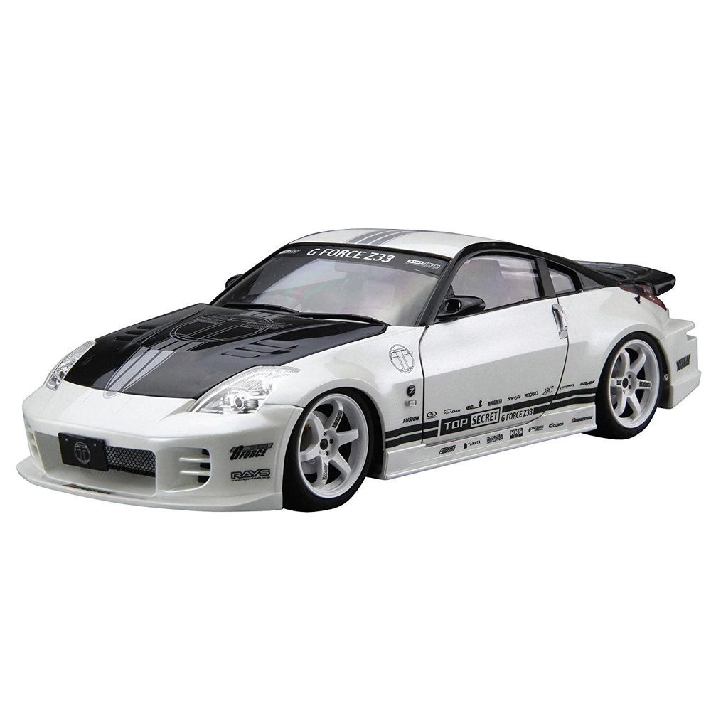 Aoshima: Nissan (2005) Top Secret Z33 Fairlady Z 1/24 Scale Model Kit 