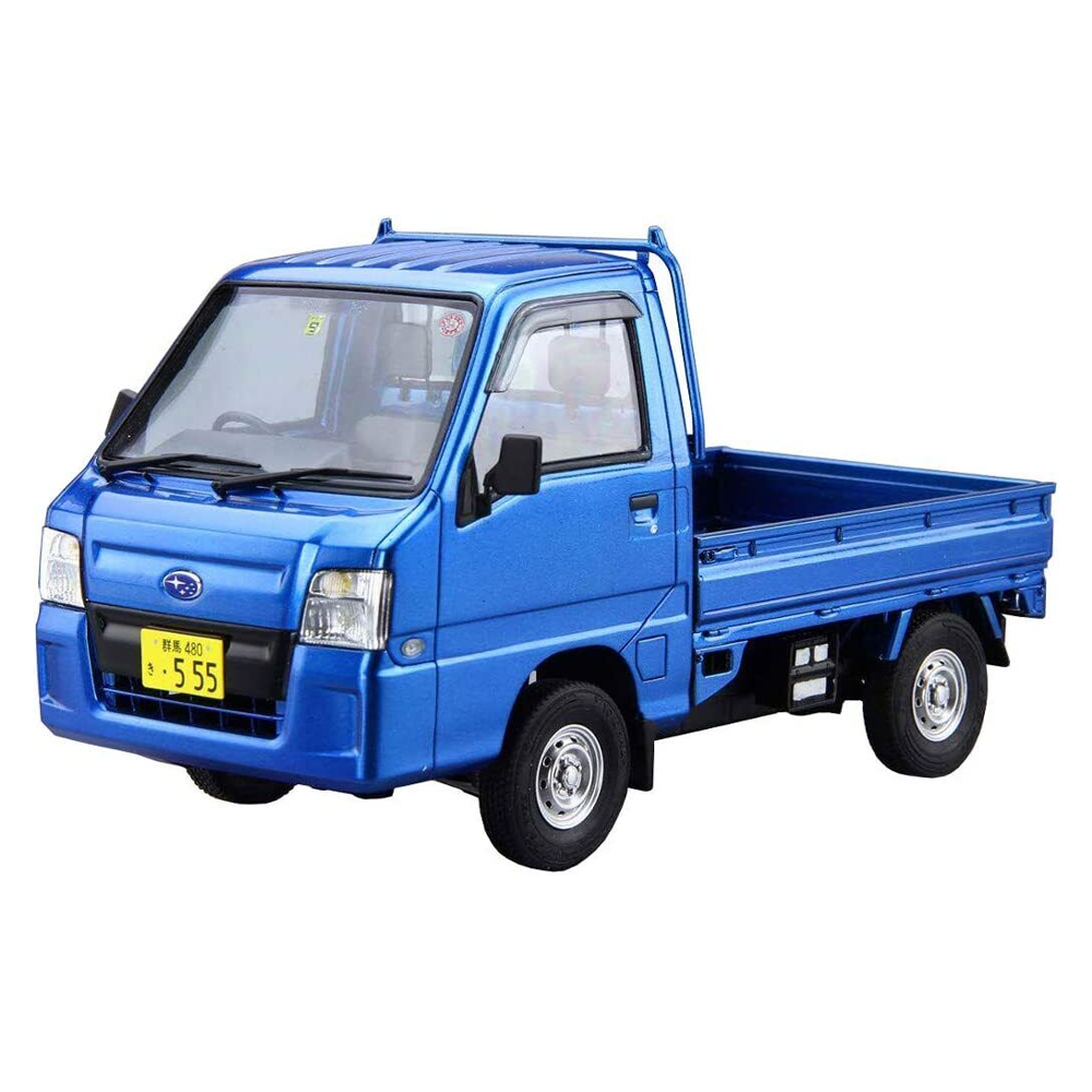 Aoshima: 1/24 Subaru TT2 Sambar WR Blue Limited Scale Model Kit 