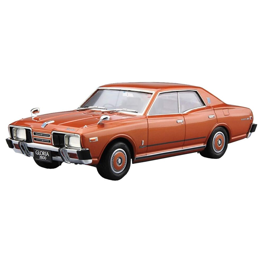 Aoshima: 1/24 Nissan P332 Cedri/Gloria 4HT 280E Brougham '78 Scale Model Kit 