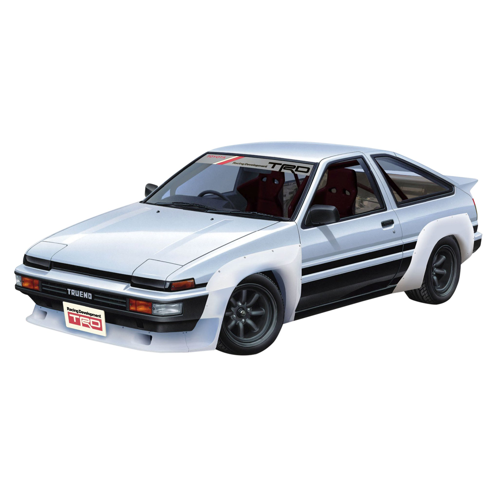 Aoshima: 1/24 TRD AE86TRUENO N2 '85 TOYOTA Scale Model Kit 