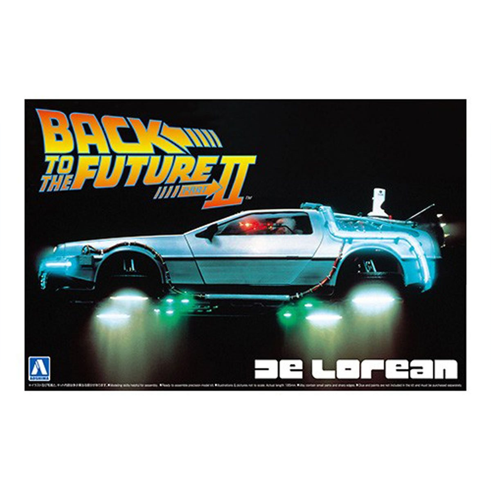 Aoshima: 1/24 Back to the Future Part II DeLorean Model Kit
