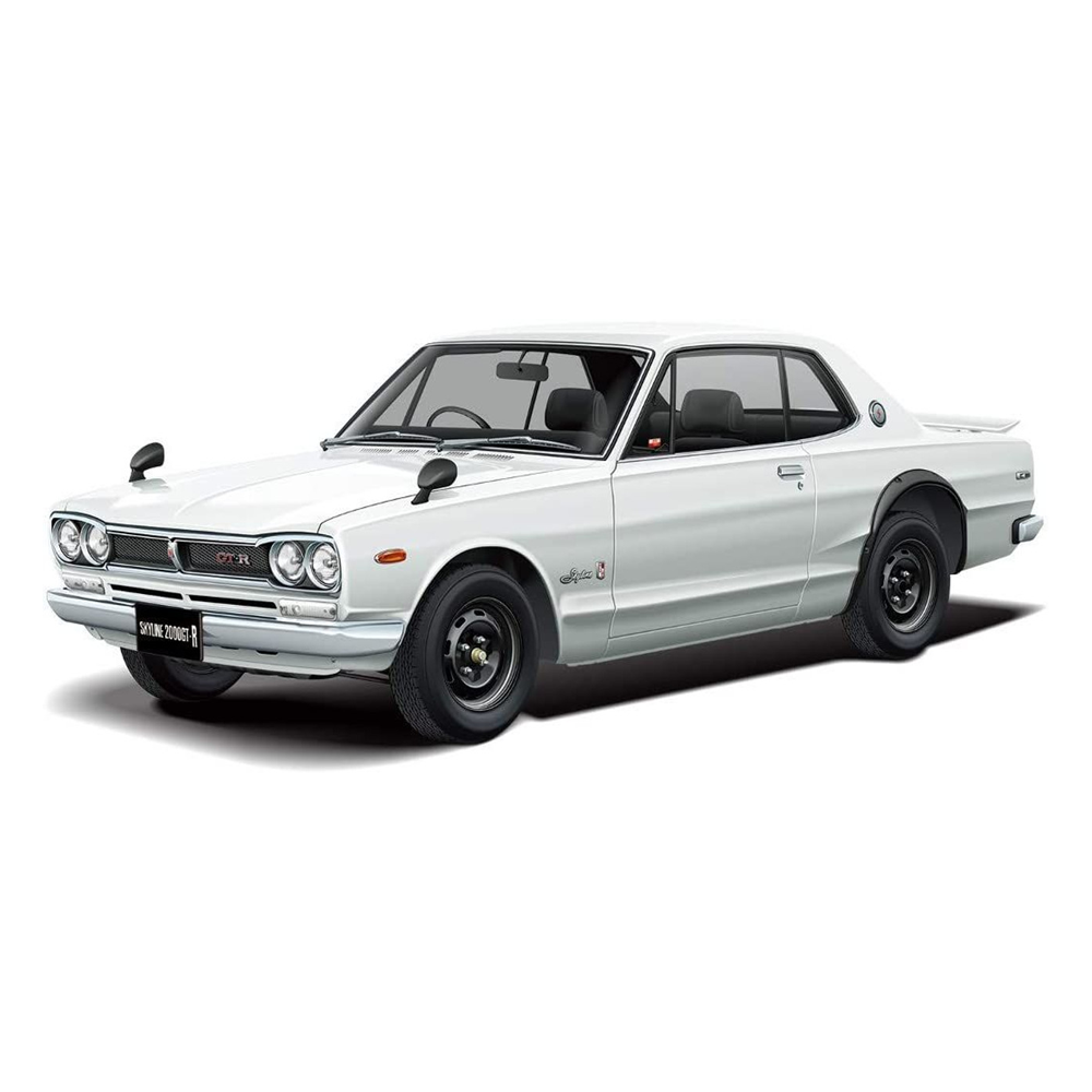 Aoshima: 1/24 Nissan KPGC10 Skyline HT2000GT-R Scale Model Kit 