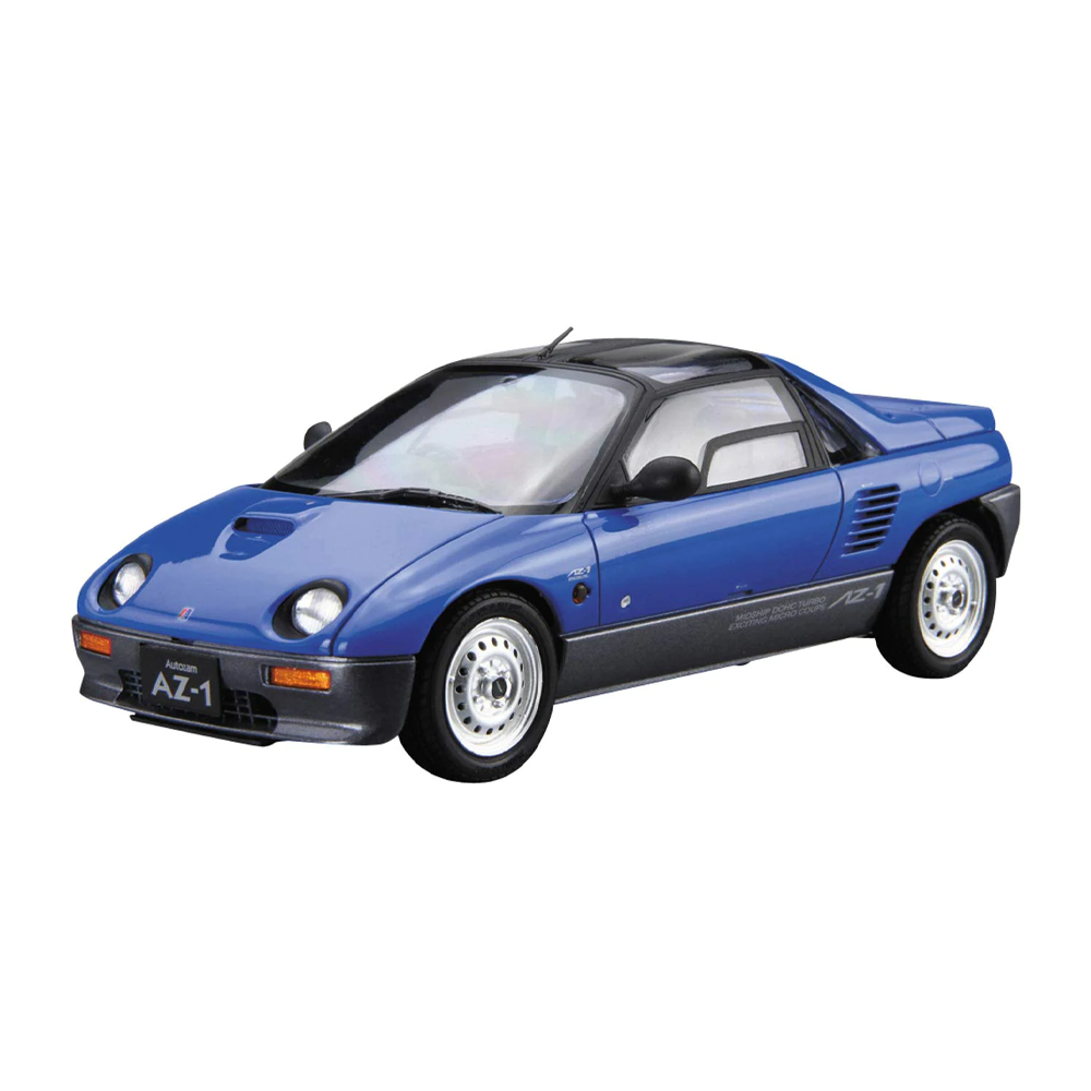 Aoshima: 1/24 Mazdaspeed PG6SA AZ-1 '92 (Mazda Blue) Scale Model Kit 