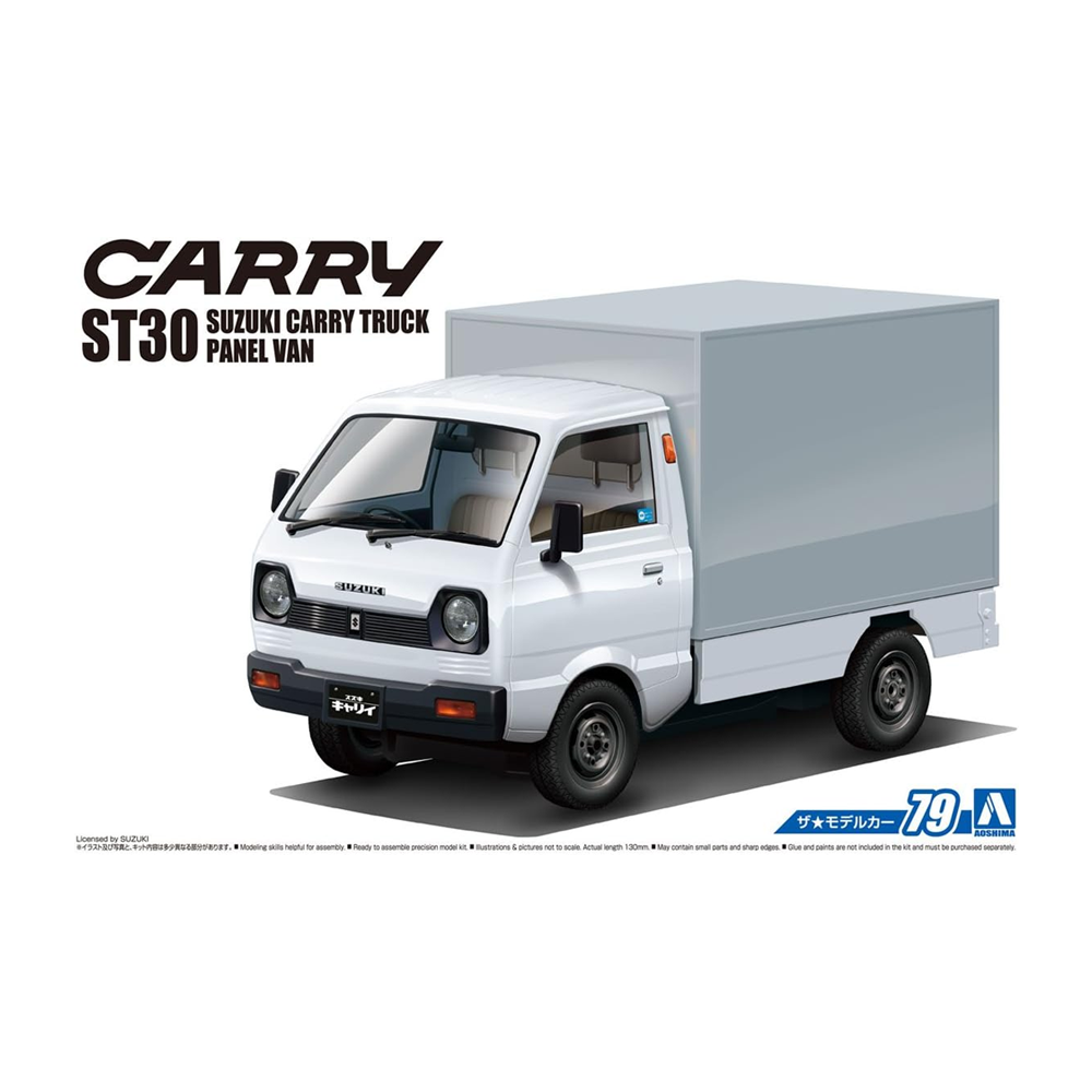 Aoshima: 1/24 SUZUKI ST30 CARRY PANEL VAN '79 Scale Model Kit 