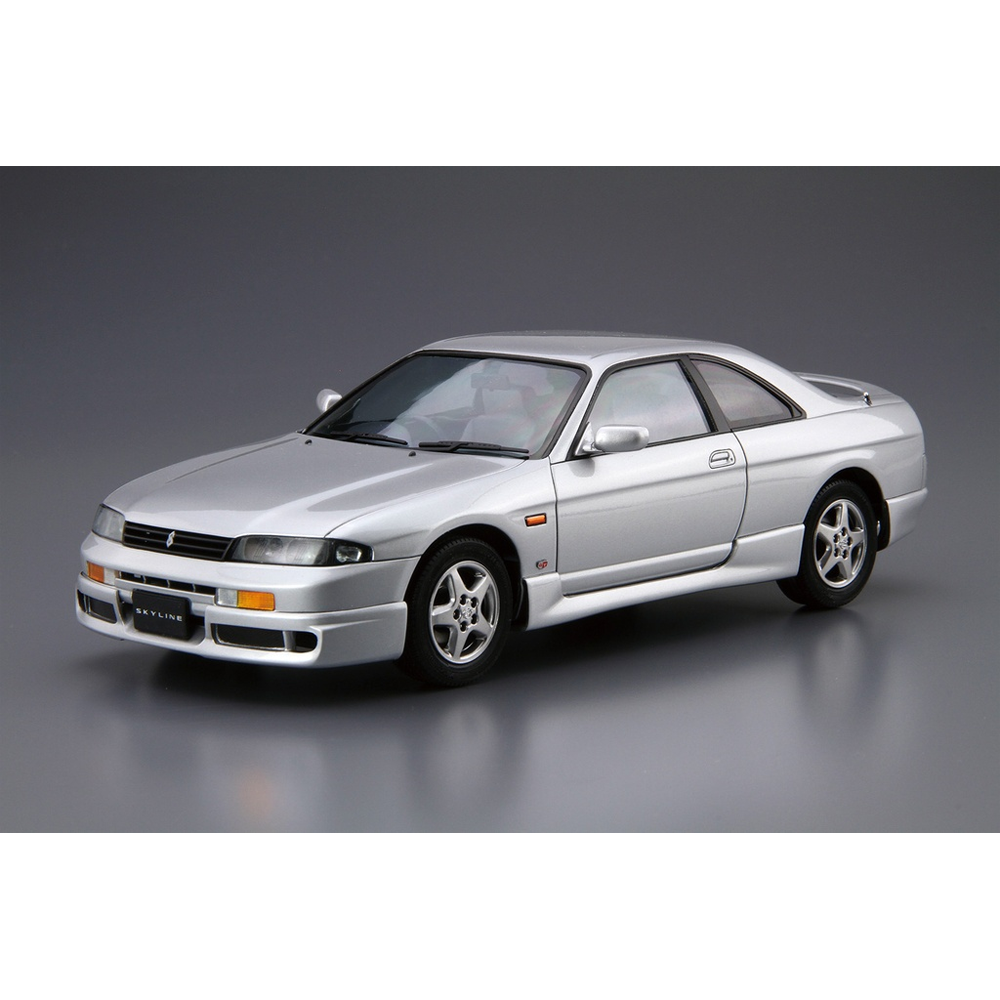 Aoshima: Kit de modelo a escala 1/24 del Nissan ECR33 Skyline GTS25T Tipo M '94 n.° 94