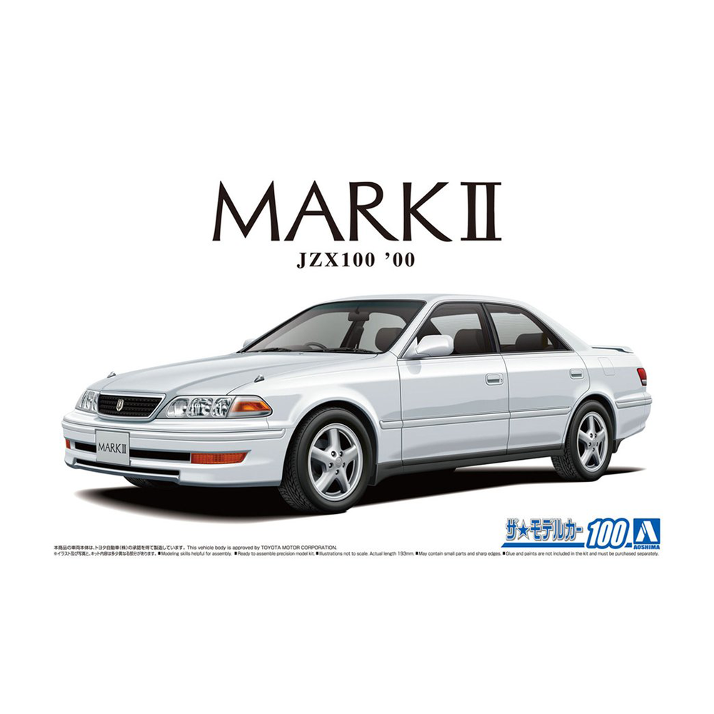 Aoshima: 1/24 TOYOTA JZX100 MARKII TOURER V '00 Scale Model Kit 