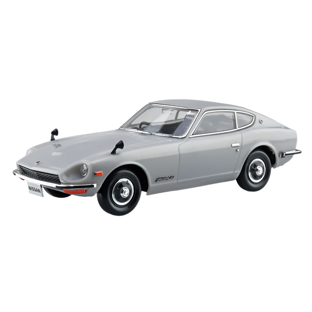 Aoshima: 1/32 The Snap Kit Nissan S30 FAIRLADY Z (Silver) Scale Model Kit 