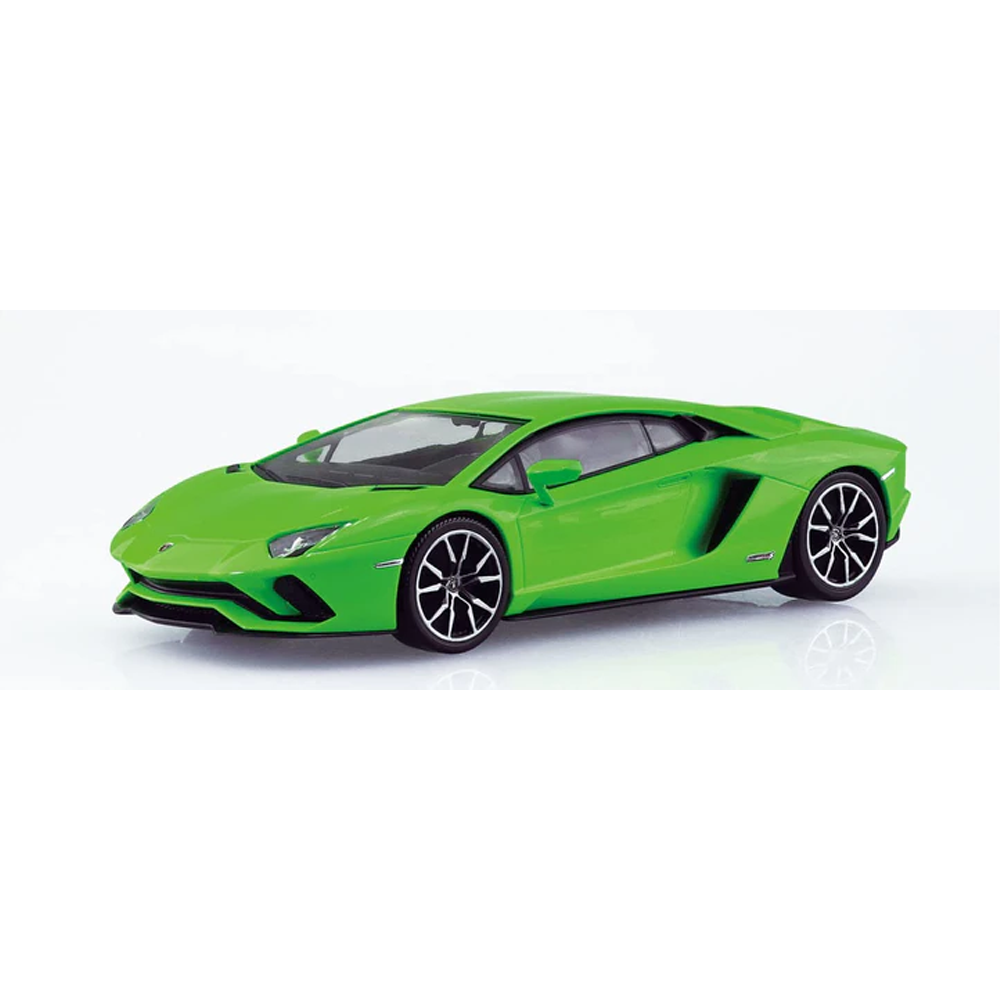 Aoshima: Kit de modelo a escala 1/32 del Lamborghini Aventador S (verde perla) n.° 12-D 
